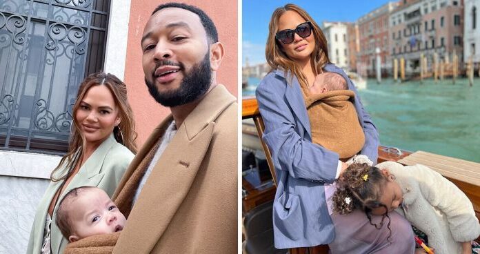 Chrissy Teigen lazán reagált, amikor kritizálták szülői stílusát