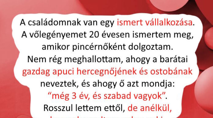 “A vőlegényem a pénzemért van velem. Jó kis leckét kap tőlem.”